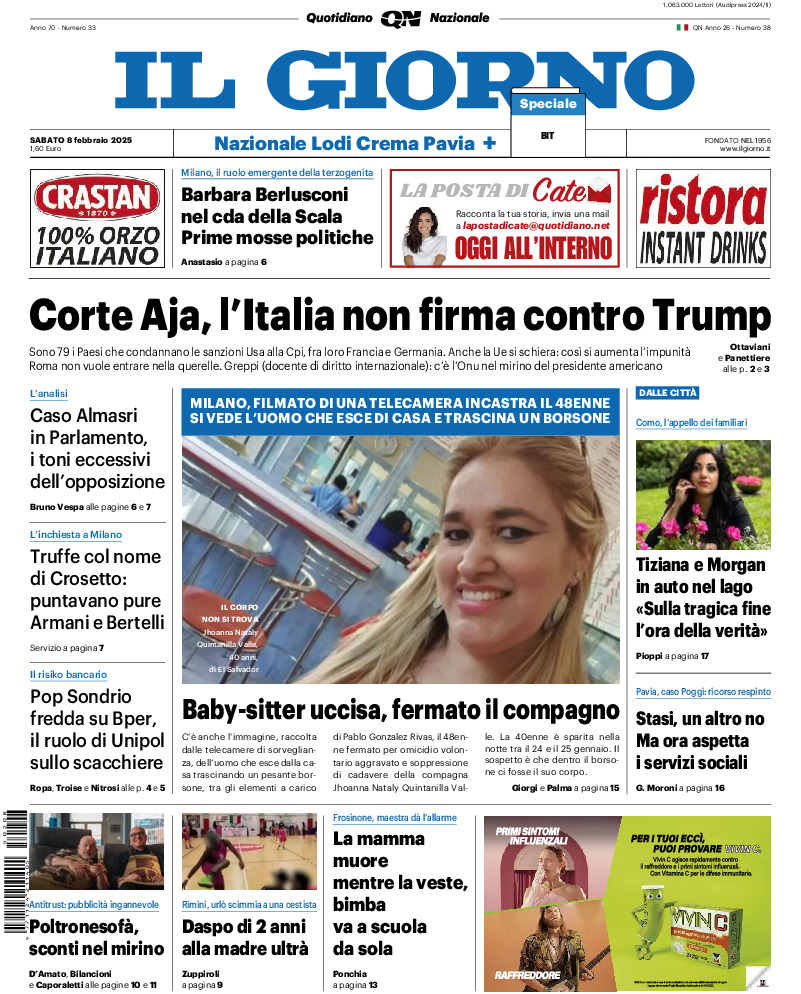 Prima-pagina-il giorno-edizione-di-oggi-20250208